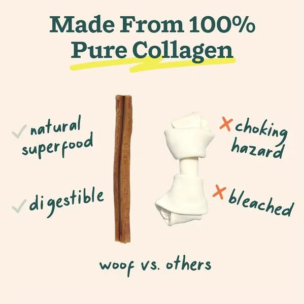 BullySafe Chews - Pure Collagen Chews Dog Chews – Long Lasting, Single Ingredient, Joint Support - Image 3