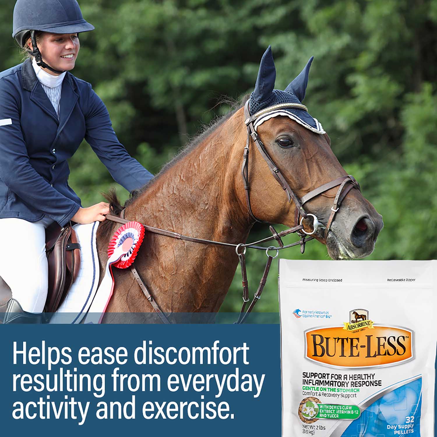 Absorbine Bute-Less Pellets Comfort & Recovery Horse Supplement - Image 4