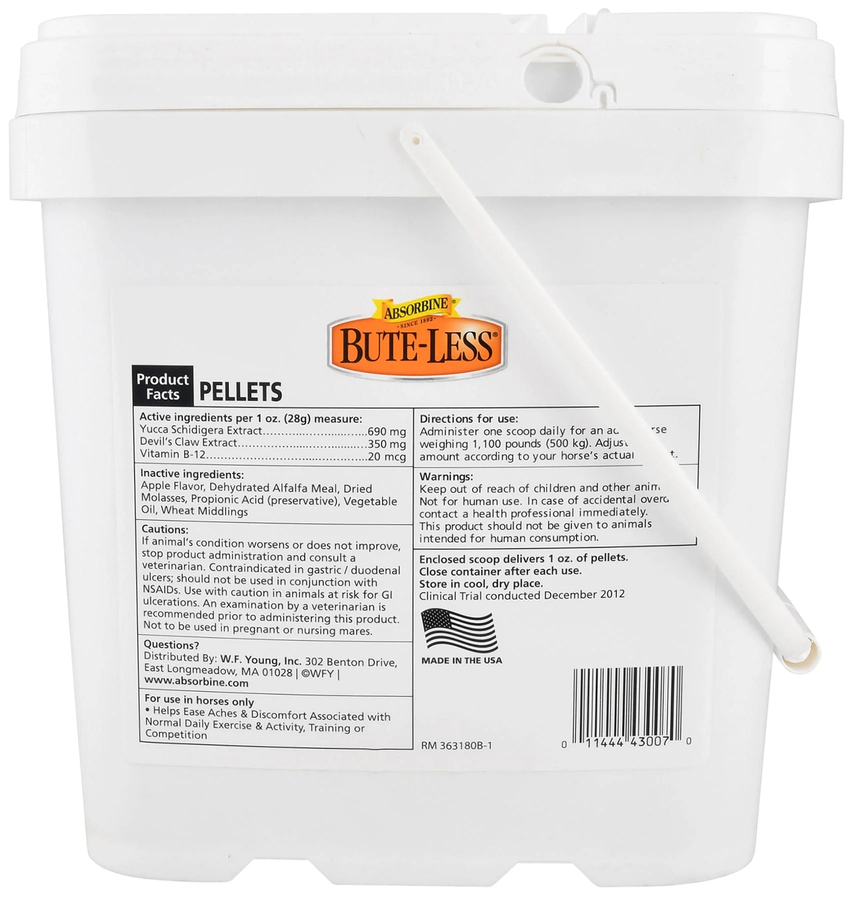Absorbine Bute-Less Pellets Comfort & Recovery Horse Supplement - Image 9