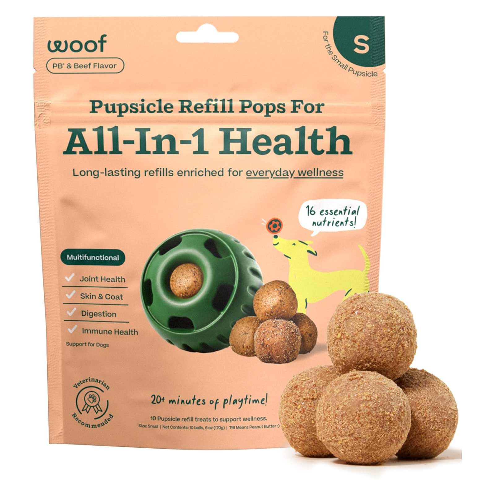 Pupsicle Everyday Wellness Pops Refills – Long Lasting Dog Treats for Joint, Calm, Allergy & Whole Body Health - Image 31