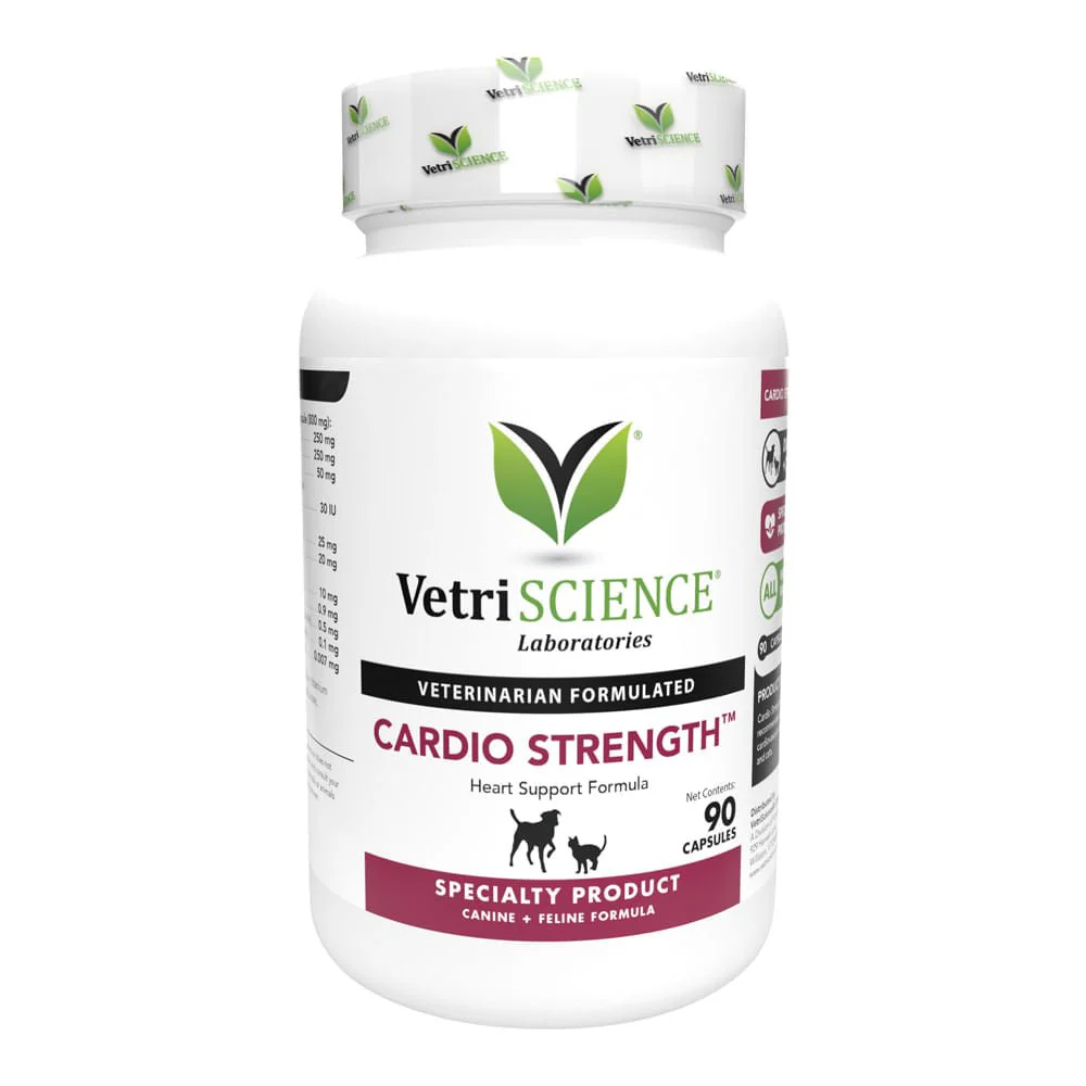 Cardio-Strength Heart Support Formula for Cats & Dogs, 90 Caps