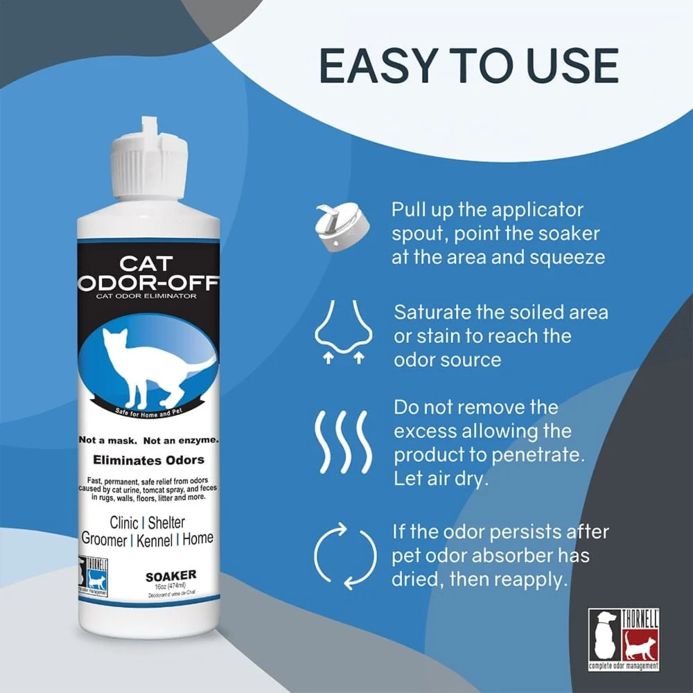 Cat Odor-Off Soaker, 16 oz - Image 6