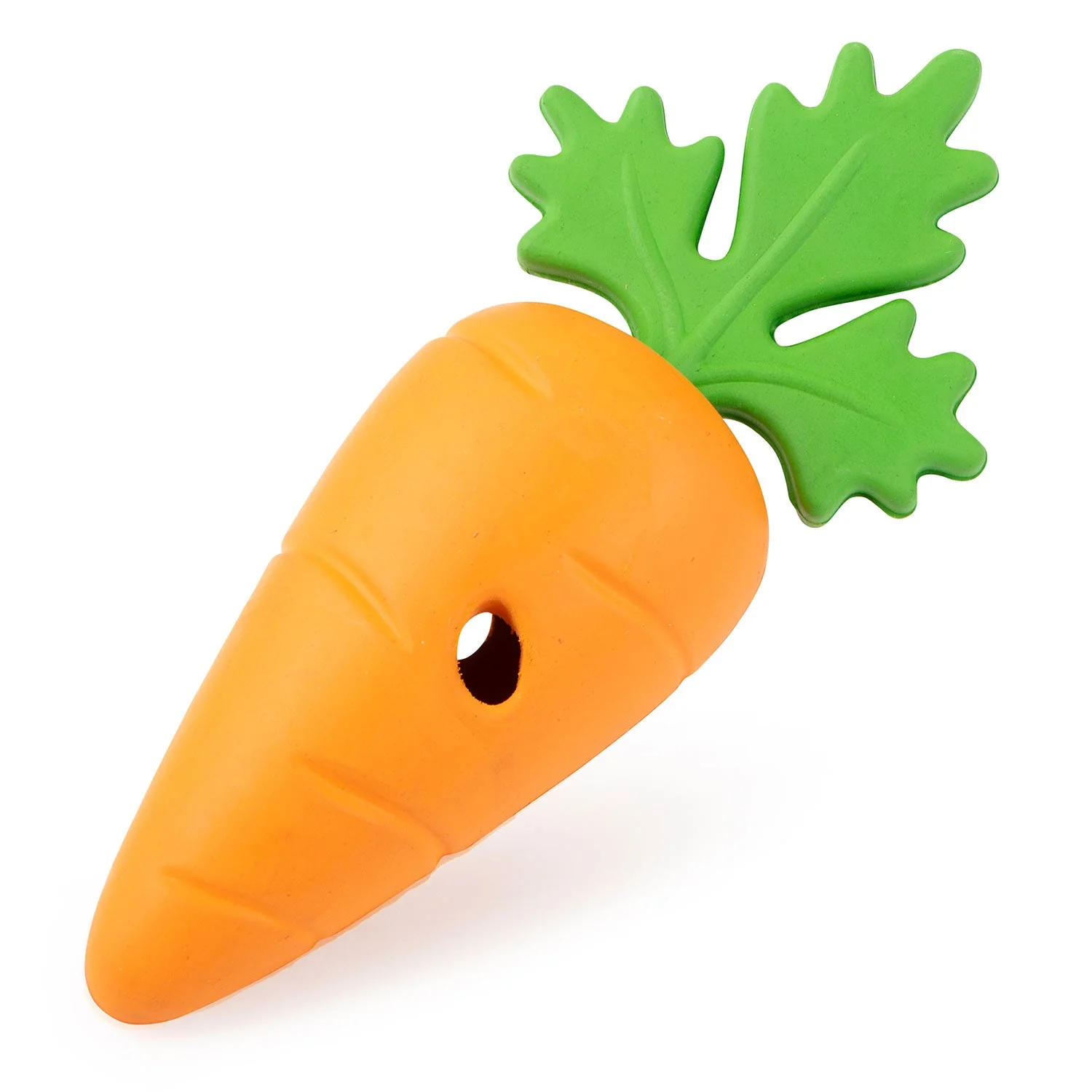 Jeffers Baby Carrot Natural Rubber Treat Dispensing Dog Dental Chew Toy - Image 10