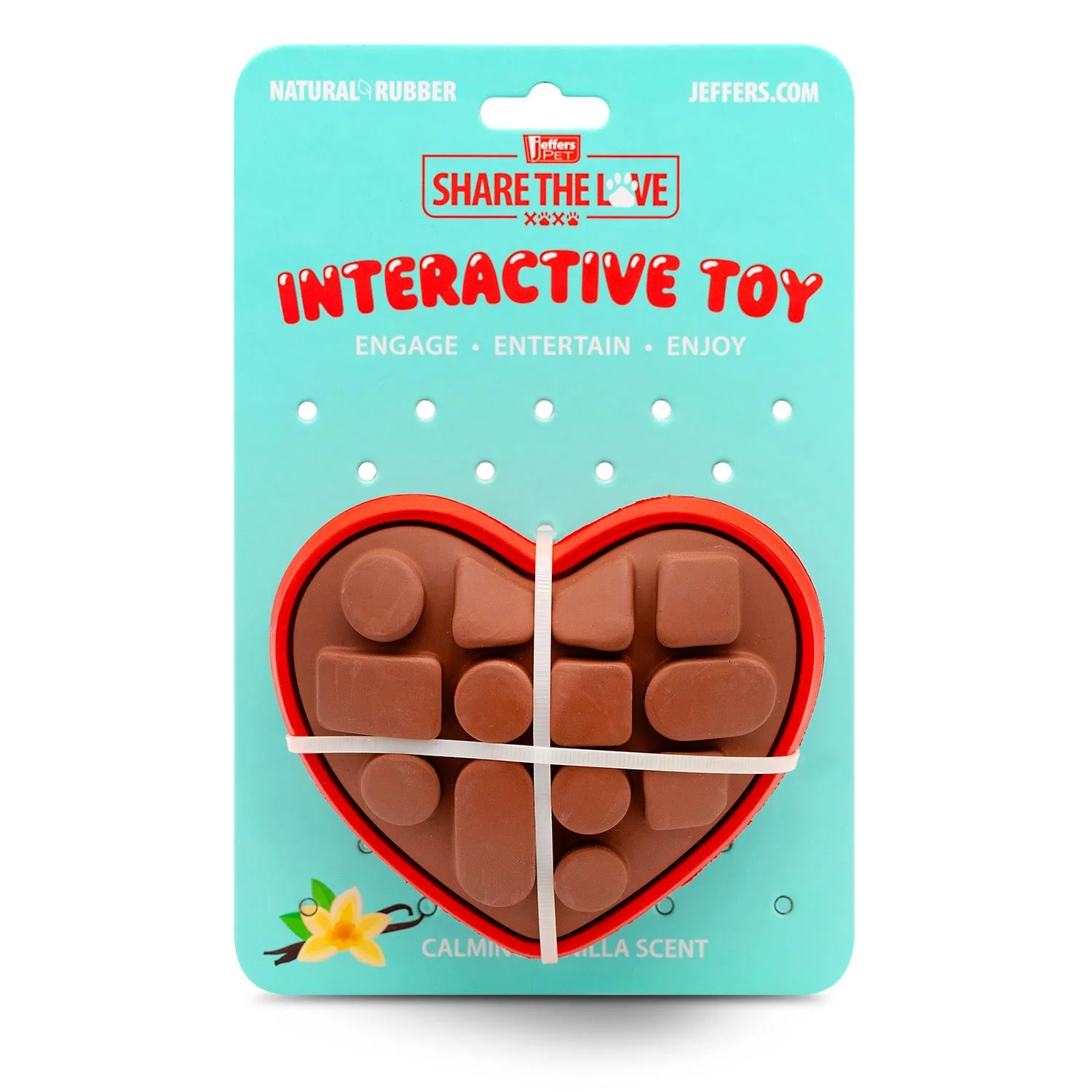 Jeffers Natural Rubber Box of Chocolates Dog Chew Toy for Medium-Chewers - Image 16