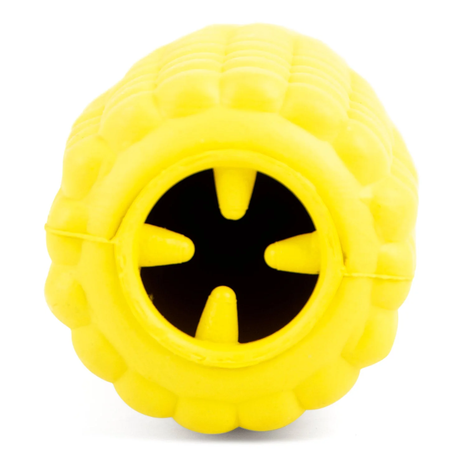 Jeffers Corn Cob Natural Rubber Treat Dispensing Dog Chew Toy with Dental Benefits - Image 9