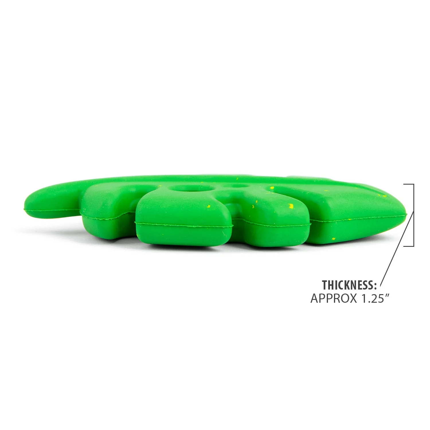 Jeffers Leaf Shaped Natural Rubber Dog Chew Toy with Dental Benefits and Vanilla Scent for Medium Chewers - Image 4
