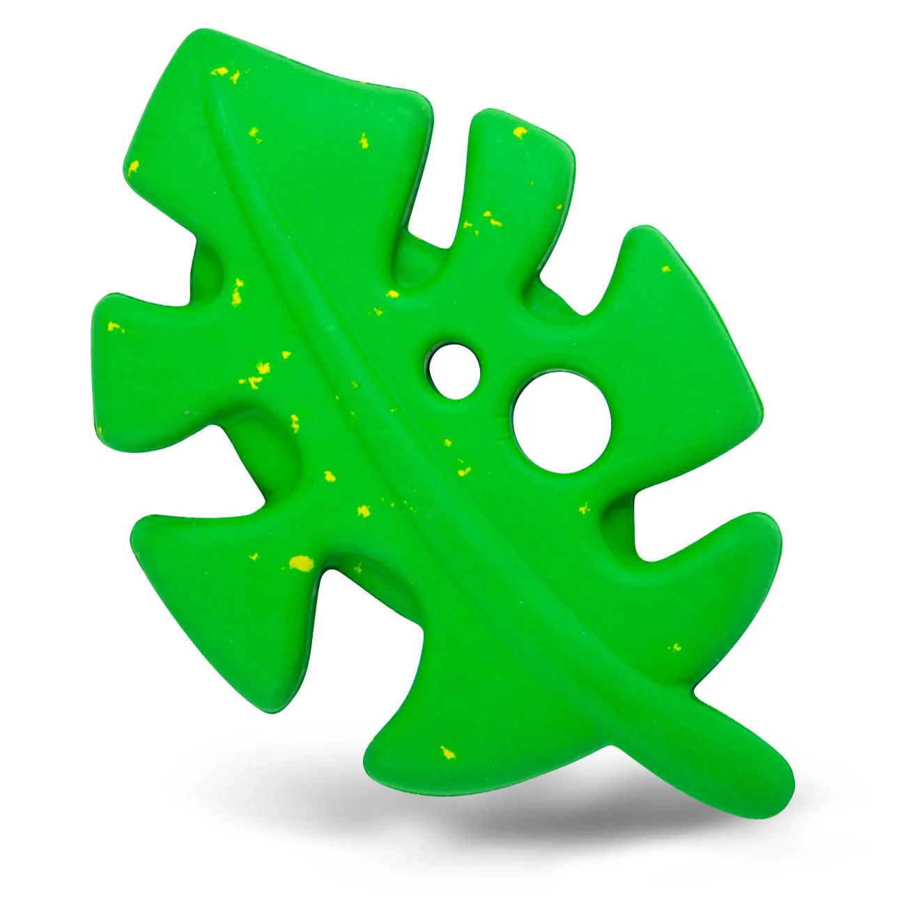 Jeffers Leaf Shaped Natural Rubber Dog Chew Toy with Dental Benefits and Vanilla Scent for Medium Chewers - Image 8