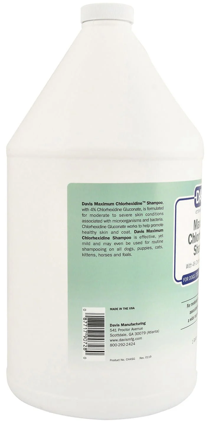 Davis Maximum Chlorhexidine (4%) Pet Shampoo - Image 3