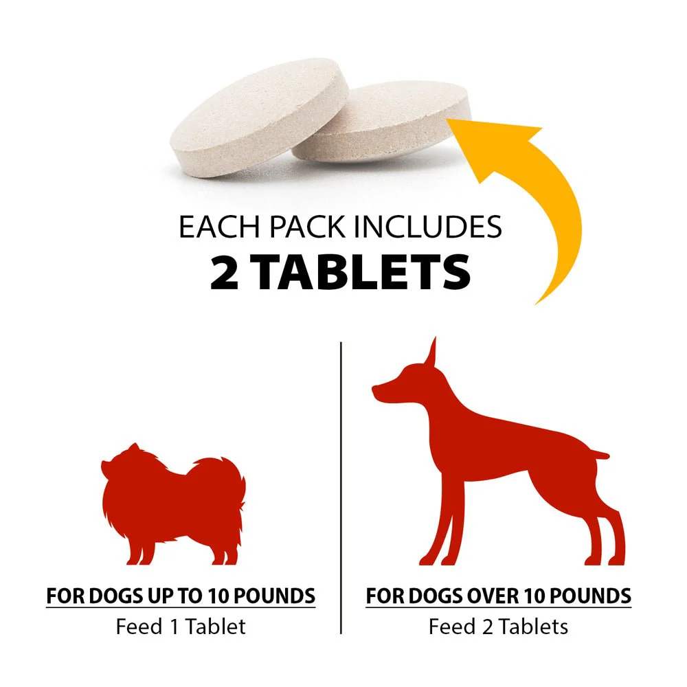 Chocolate Detox for Dogs, 2 Tablets - Image 2