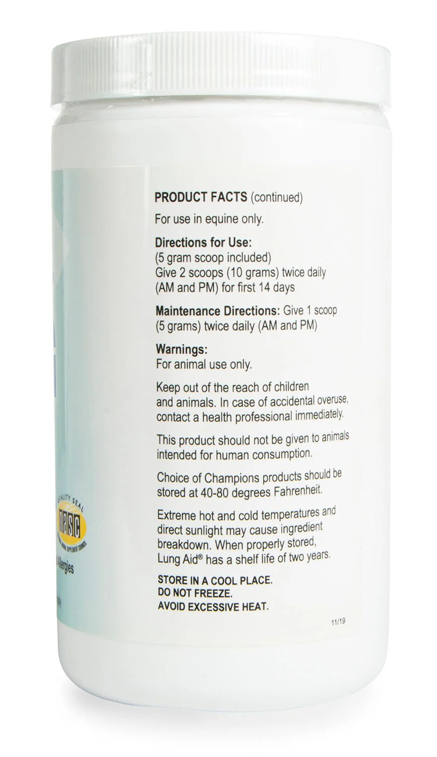 Choice of Champions, Lung Aid for Horses - Image 2