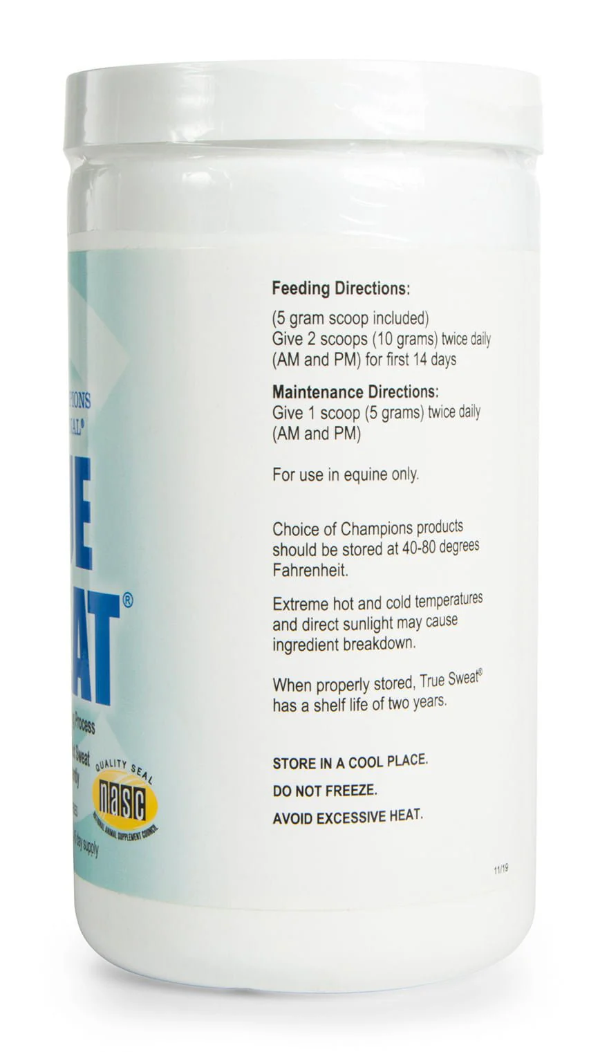 Choice of Champions True Sweat Supports Normal Sweating Process in Horses, 500 g - Image 3