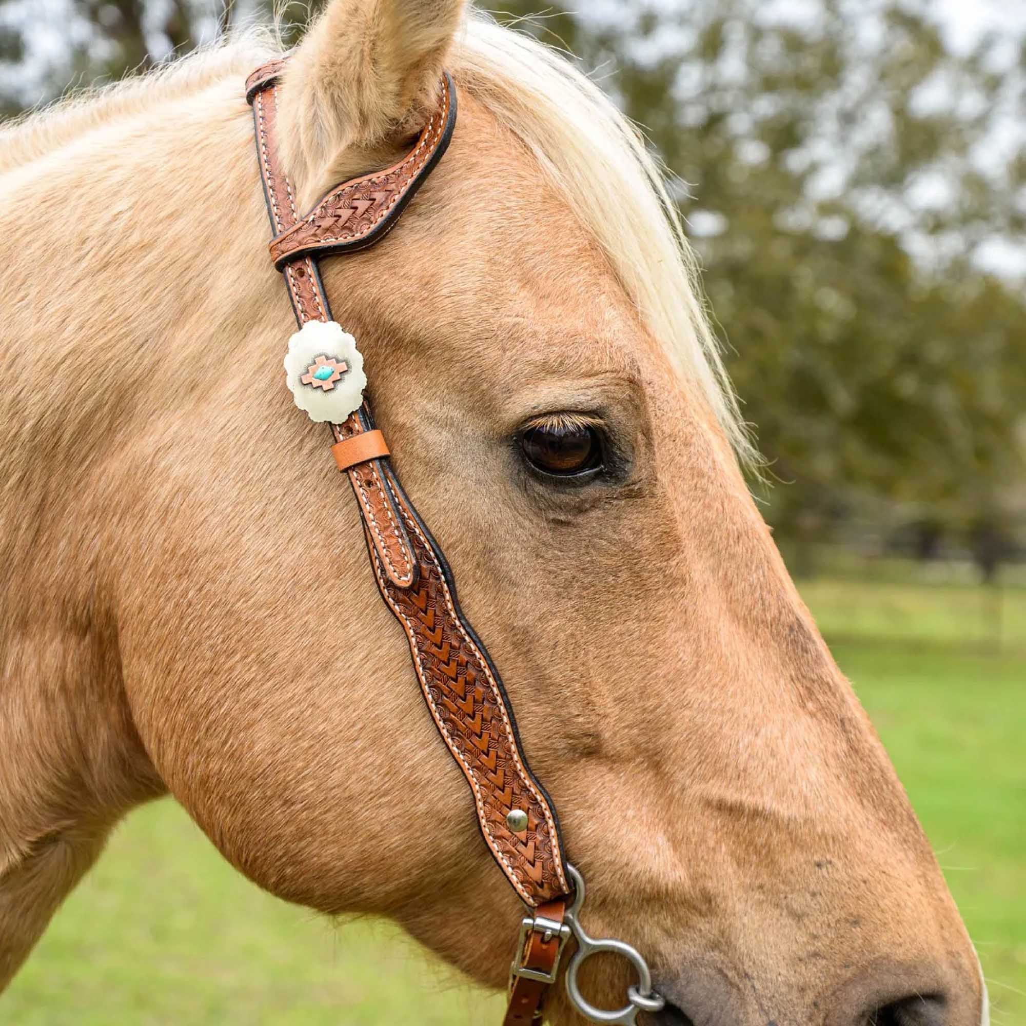 Circle Y Dawson One Ear Headstall, Full - Image 2