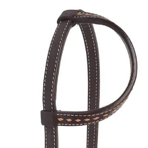 Circle Y Dusty Floral One Ear Headstall, Full - Image 2