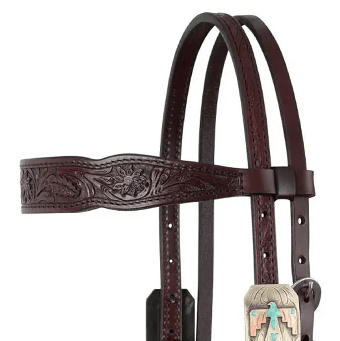 Circle Y Great Oak Browband Headstall, Full - Image 2
