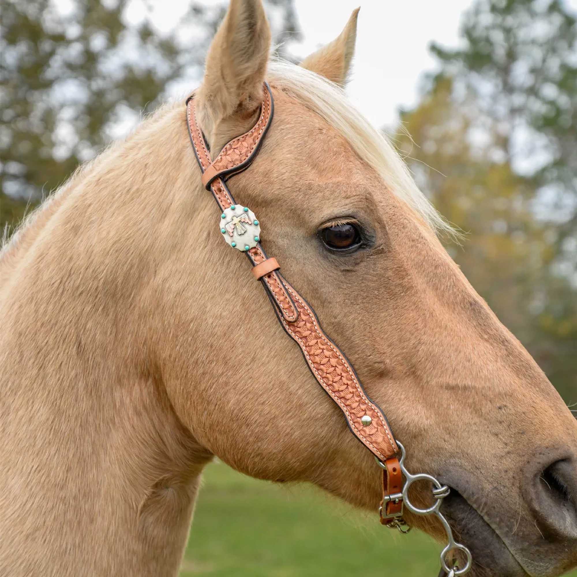Circle Y Windsor One Ear Headstall, Full - Image 2