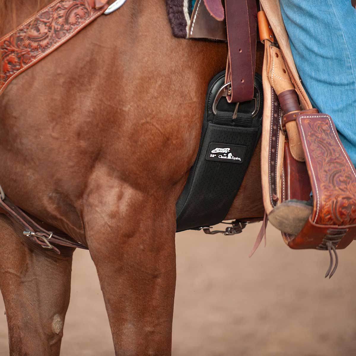 Classic Equine Aura Neoprene Roper Cinch with Stainless Steel Hardware - Image 2