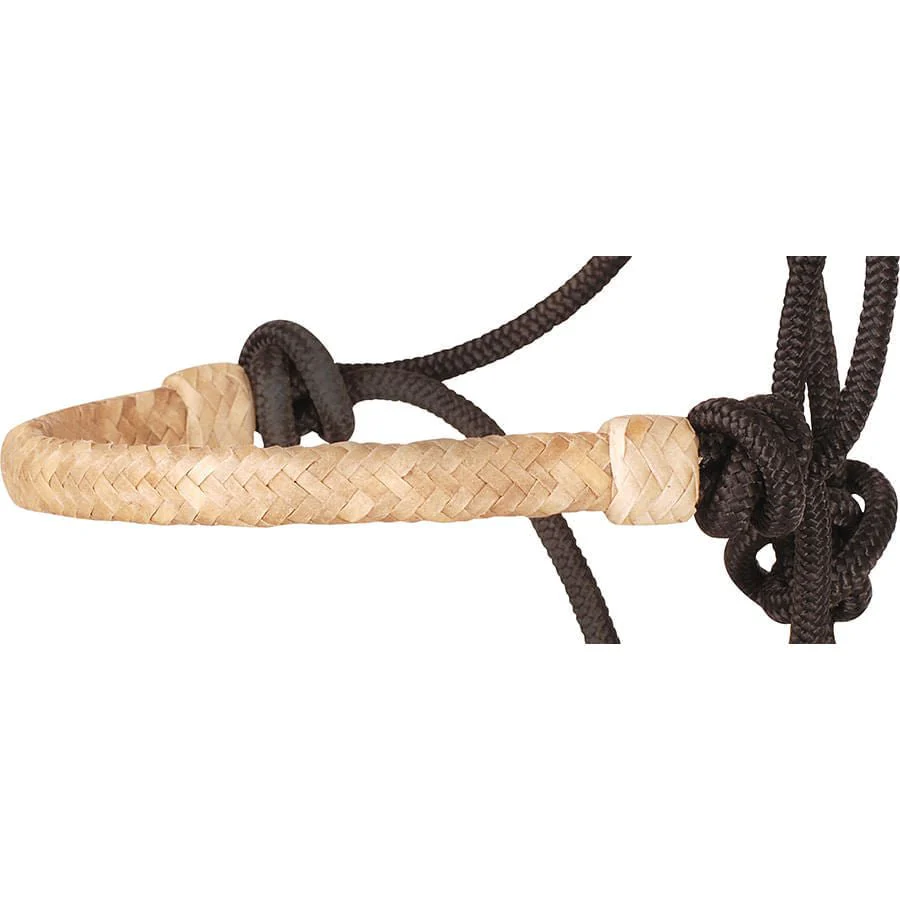 Classic Equine Braided Rawhide Nylon Rope Halter - Image 24