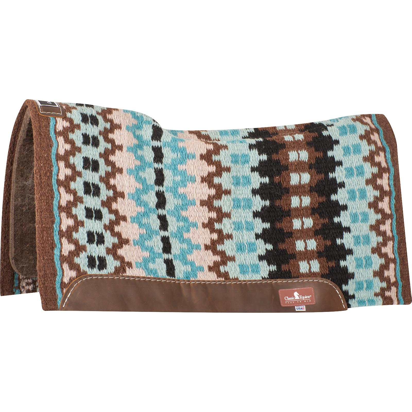 Classic Equine Contour Wool Top Alpaca Saddle Pad - Image 6