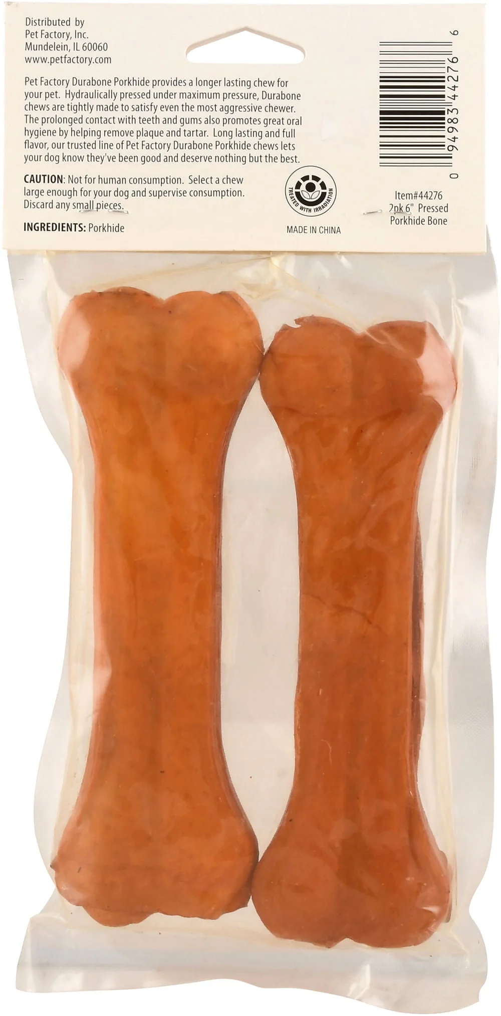 Classic Essentials Pressed Porkhide Durabone Chews, 2 pk - Image 2