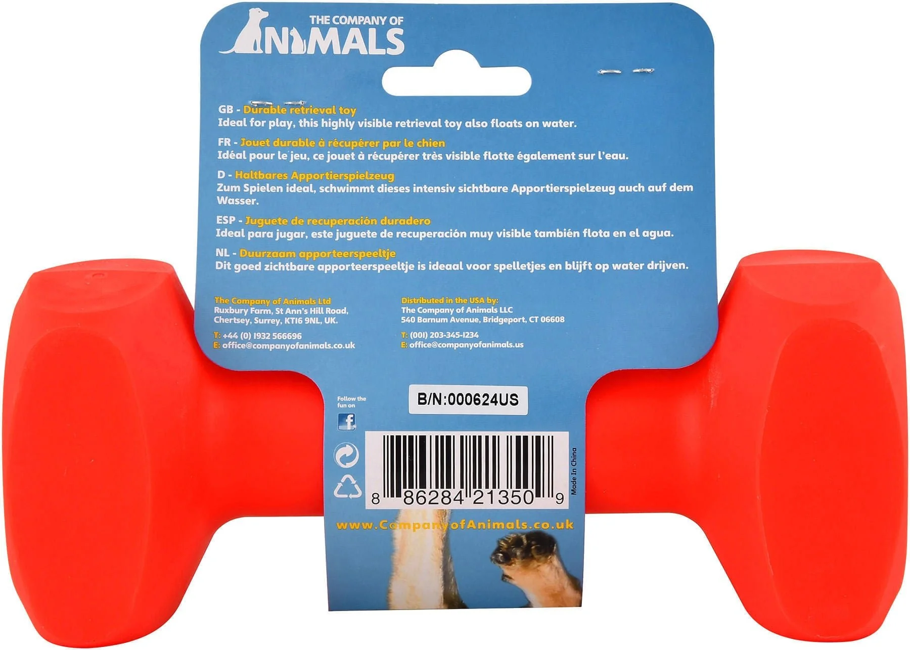 CLIX Training Dumbbells, Red - Image 3
