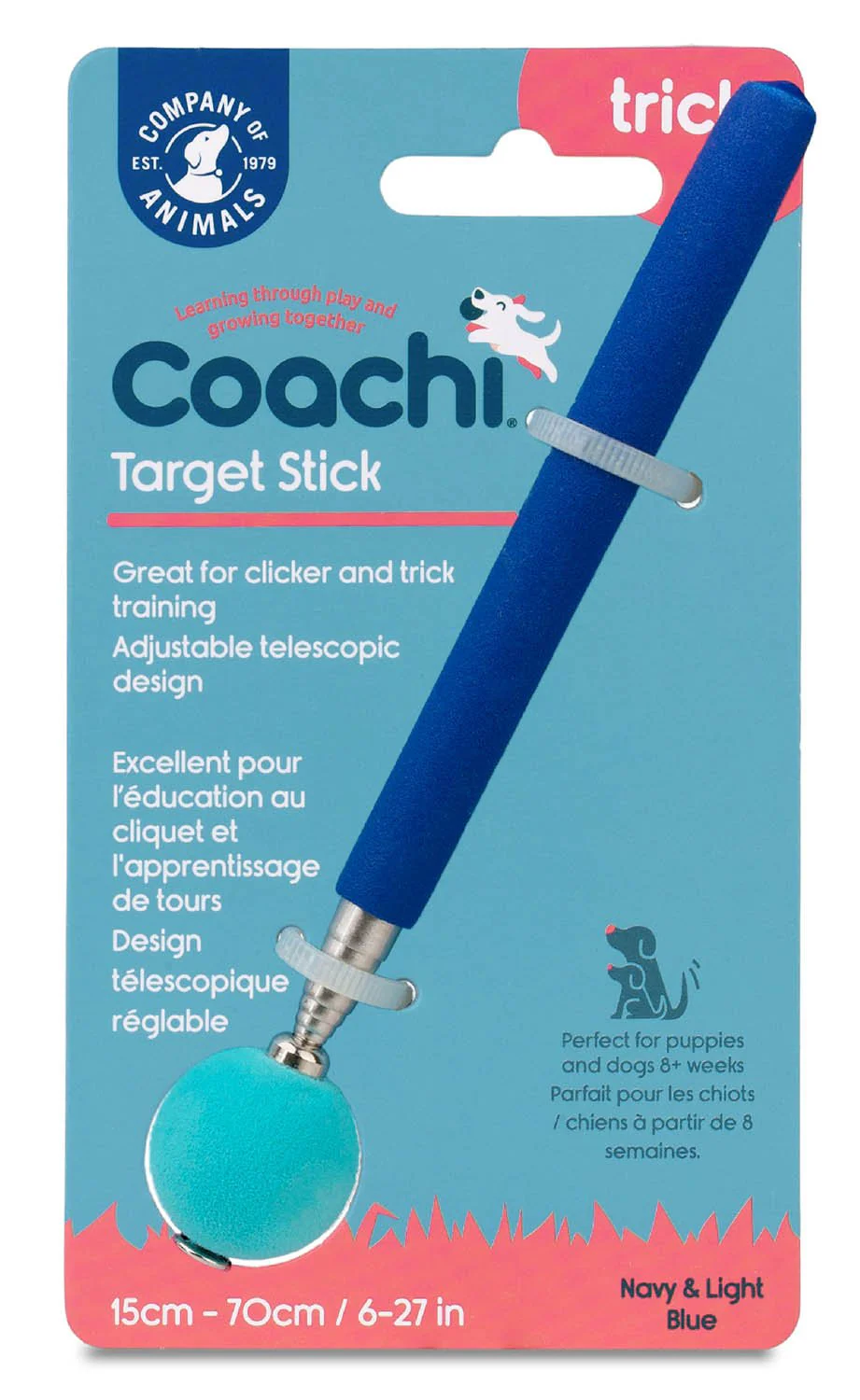Coachi Target Stick, Navy & Light Blue - Image 2