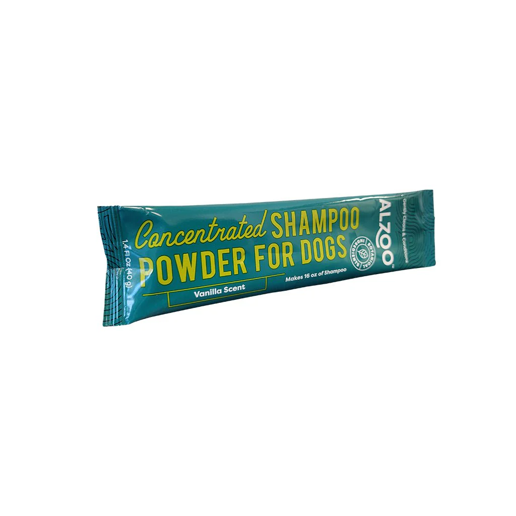 Plant-Based Concentrated Dog Shampoo Powder Kit & Refillable Pouches, 40g (16 oz) - Image 7