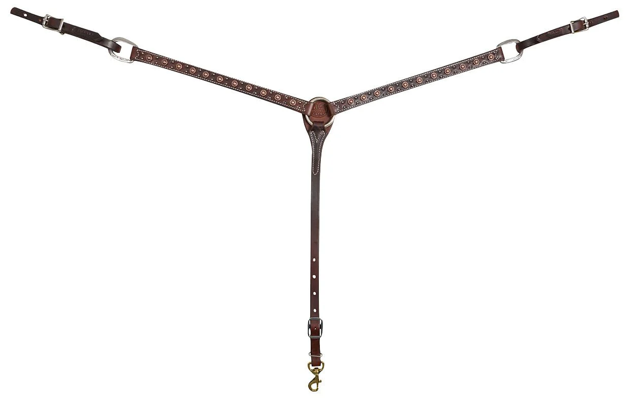 Classic Equine Copper Dot Breast Collar
