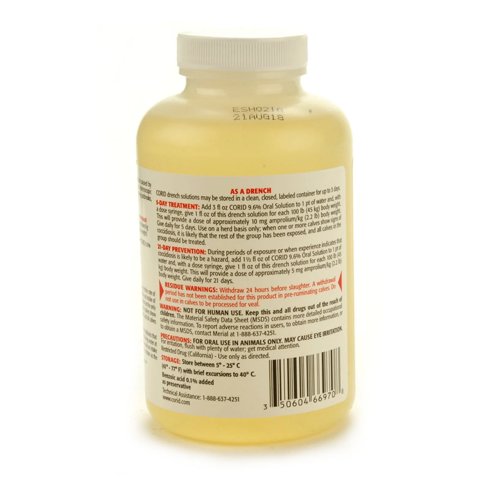 CORID Solution (Amprolium 9.6%) - Image 6