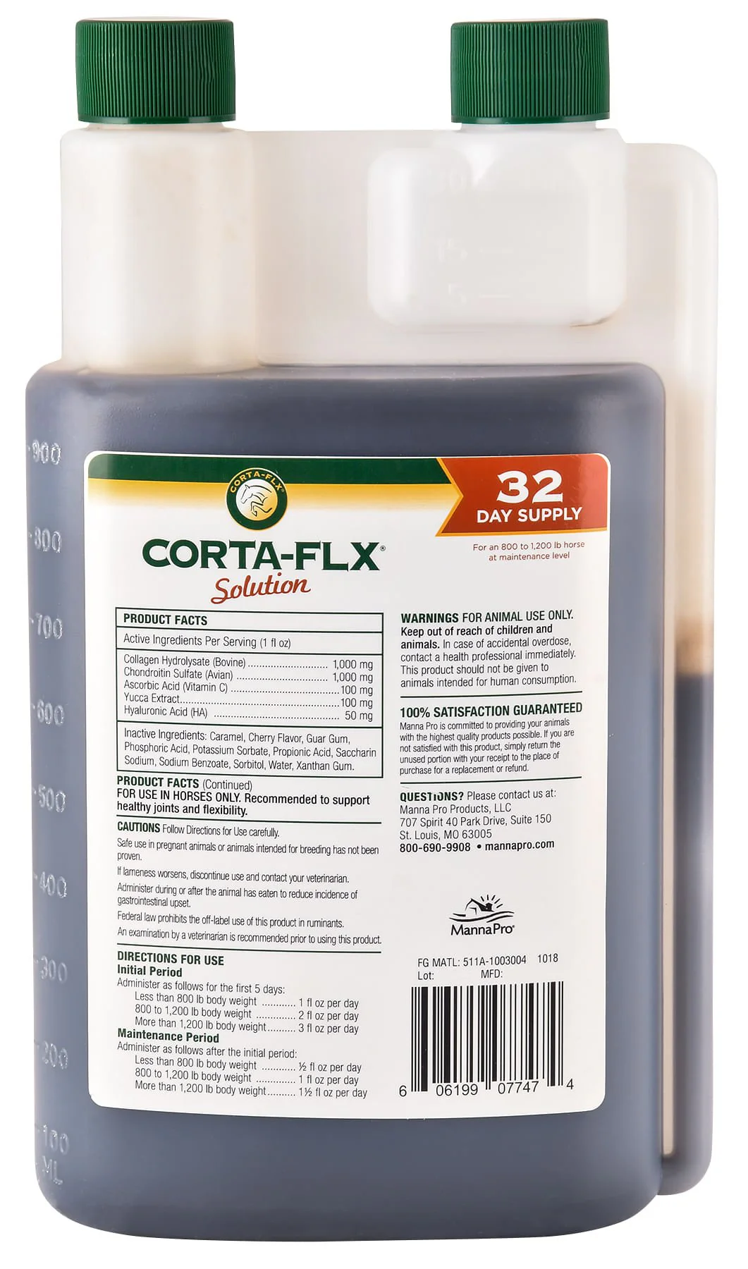 Corta-Flx Solution Horse Joint Supplement, Quart - Image 2