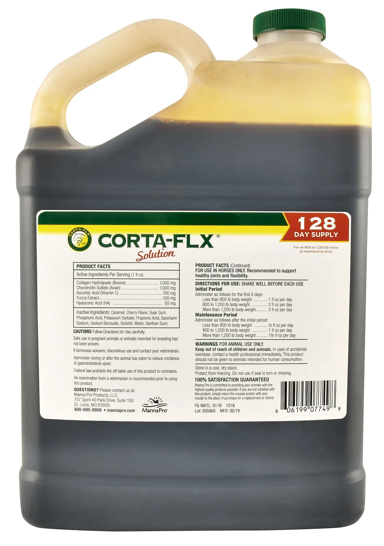 Corta-Flx Solution Horse Joint Supplement, Quart - Image 4
