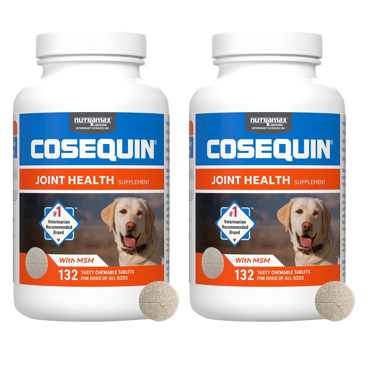 Nutramax Cosequin Maximum Strength Joint Health Plus MSM Supplement for Dogs, Chewable Tablets - Image 17