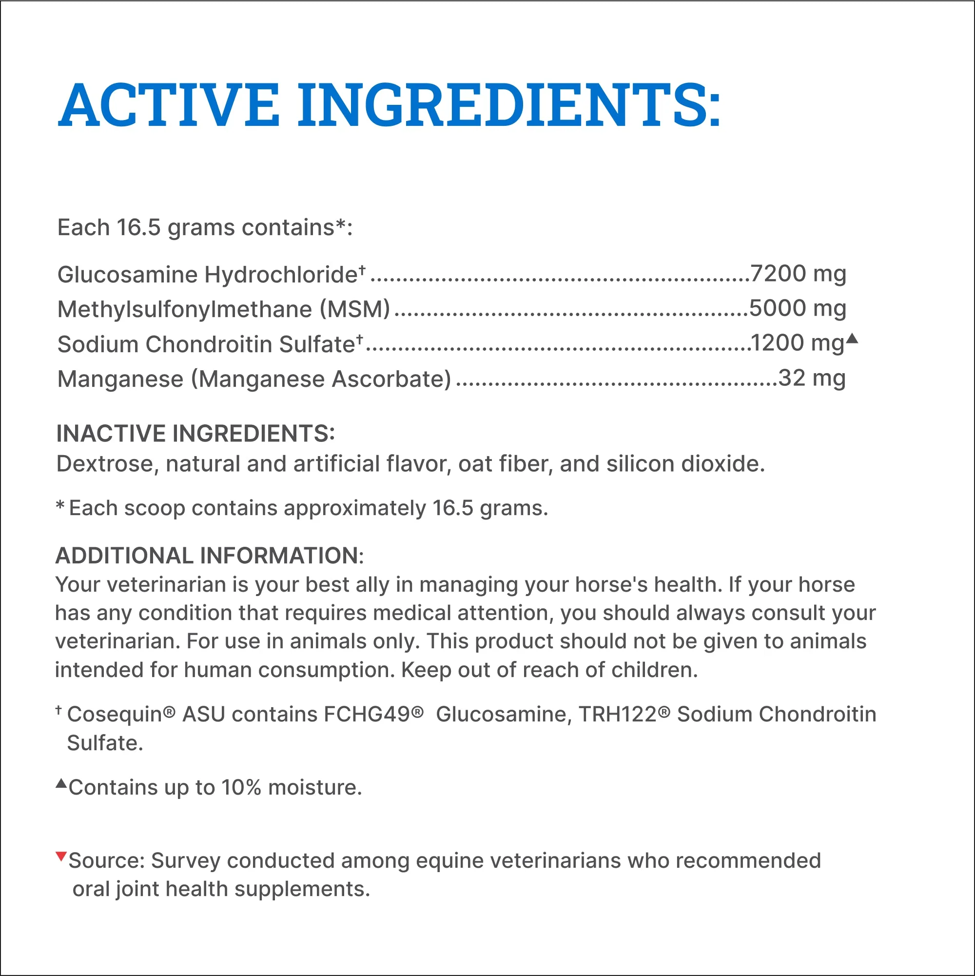 Nutramax Cosequin Optimized with MSM Joint Health Supplement for Horses - Image 6