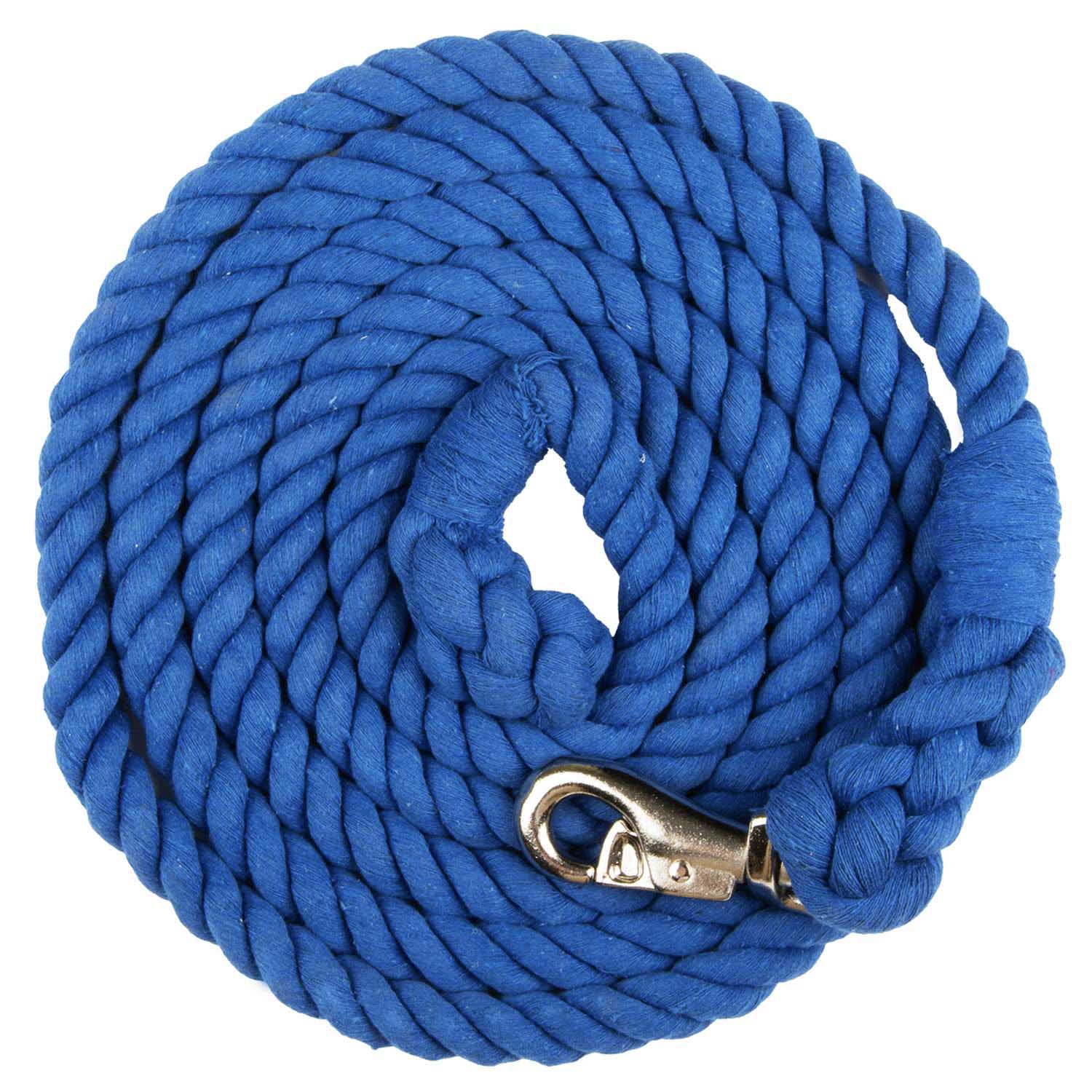 Jeffers Colorful Cotton Horse Lead Ropes with Nickel-Plated Bull Snap, 10' L