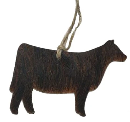Cowhide Leather Christmas Ornament - Image 11