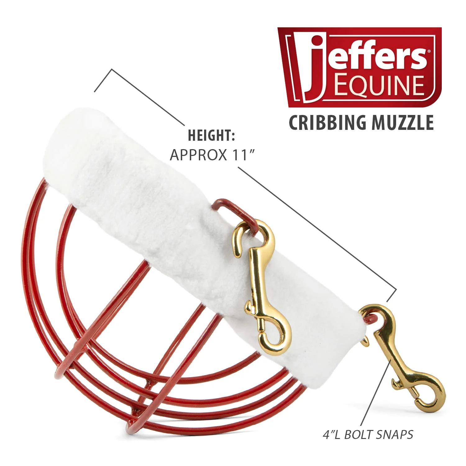 Jeffers Cribbing Muzzle, Horse - Image 4