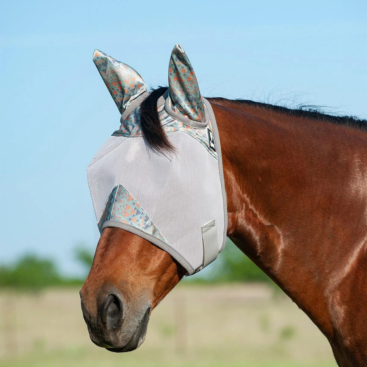 Cashel Crusader Fly Mask with Ears for Horses, Durable Micromesh UV Protection - Image 4