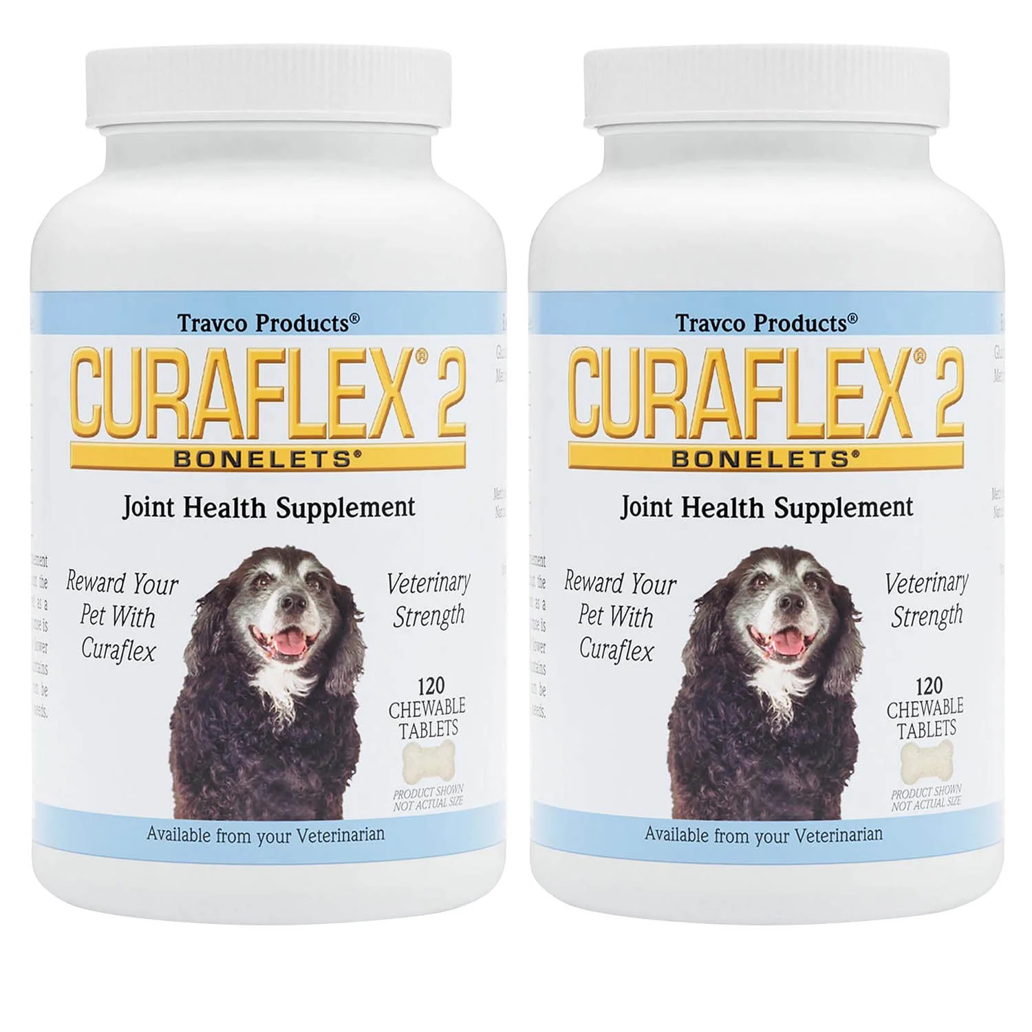 Nutramax Curaflex 2 - Joint Health Supplement for Dogs, 120 Chewable Tablets - Image 4