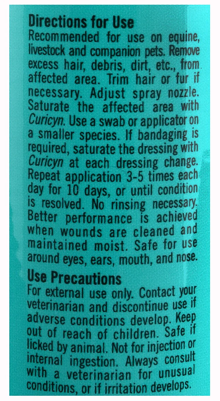 Curicyn Original Formula Wound Cleaner Skin Care Spray - Image 7