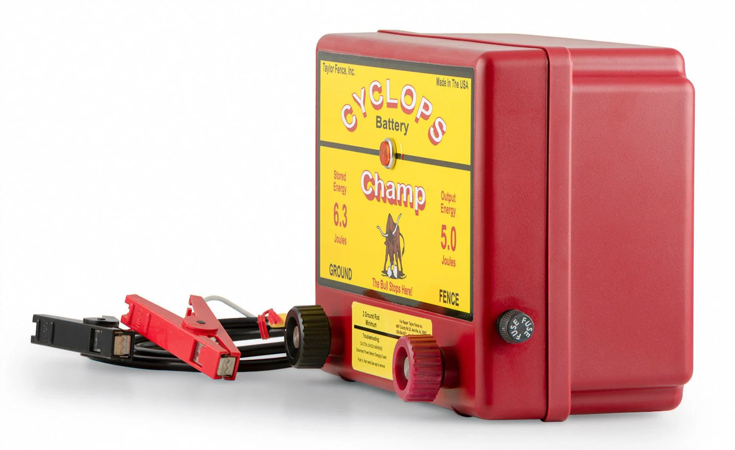 Cyclops Champ 5 Joule DC/Battery Fence Charger - Image 3