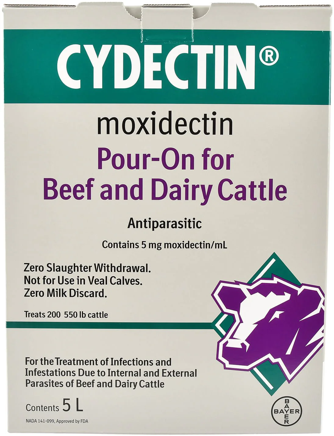 Cydectin Pour-On Cattle Wormer & Applicator Gun, Moxidectin Dewormer for Beef & Dairy, Long-Lasting Parasite Control - Image 8