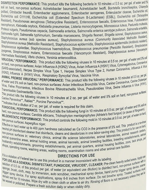 D-256 Disinfectant, gallon - Image 3