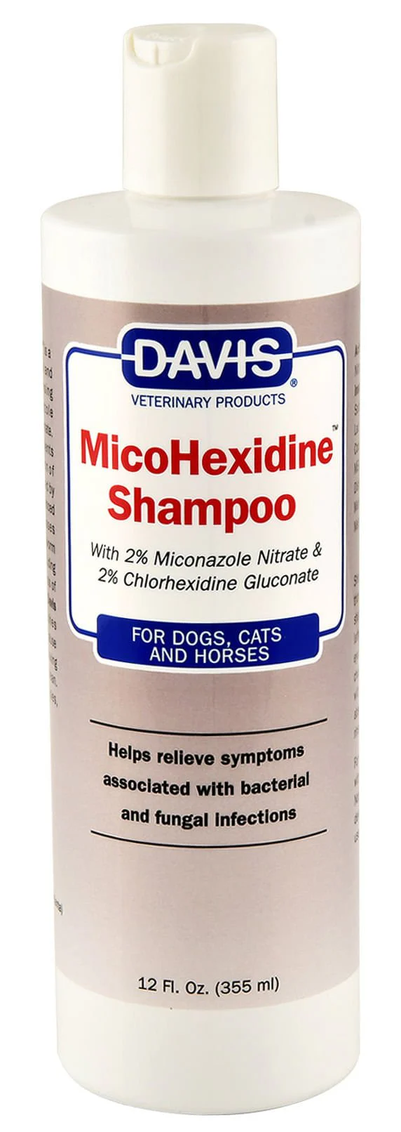 Davis MicoHexidine Medicated Shampoo – 2% Miconazole & 2% Chlorhexidine for Pets