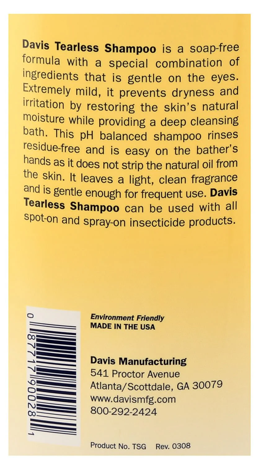 Davis Tearless Shampoo for Dogs and Cats - Image 12