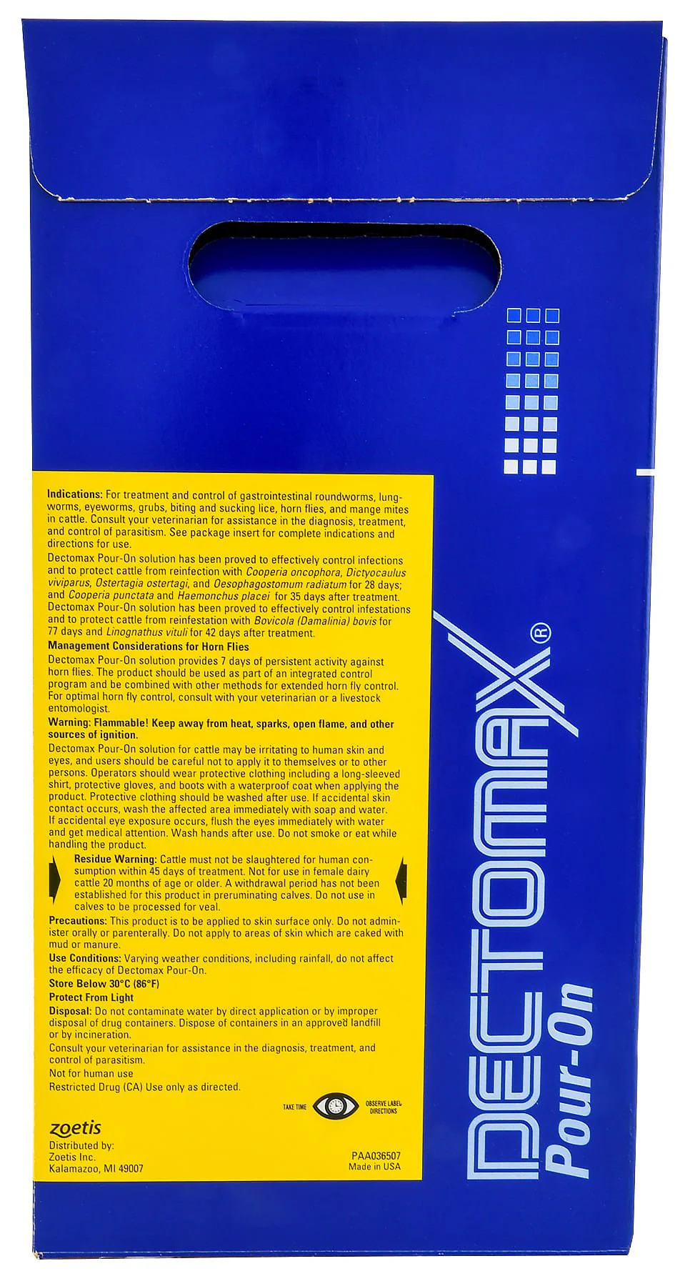 Dectomax Doramectin Pour-On Wormer – Beef & Dairy Cattle Parasite Treatment - Image 3