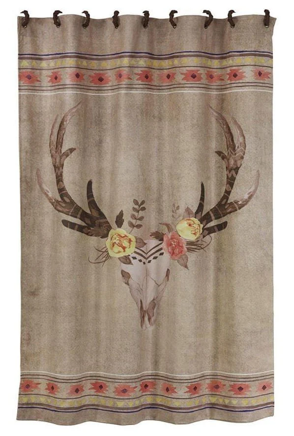 Desert Skull Shower Curtain