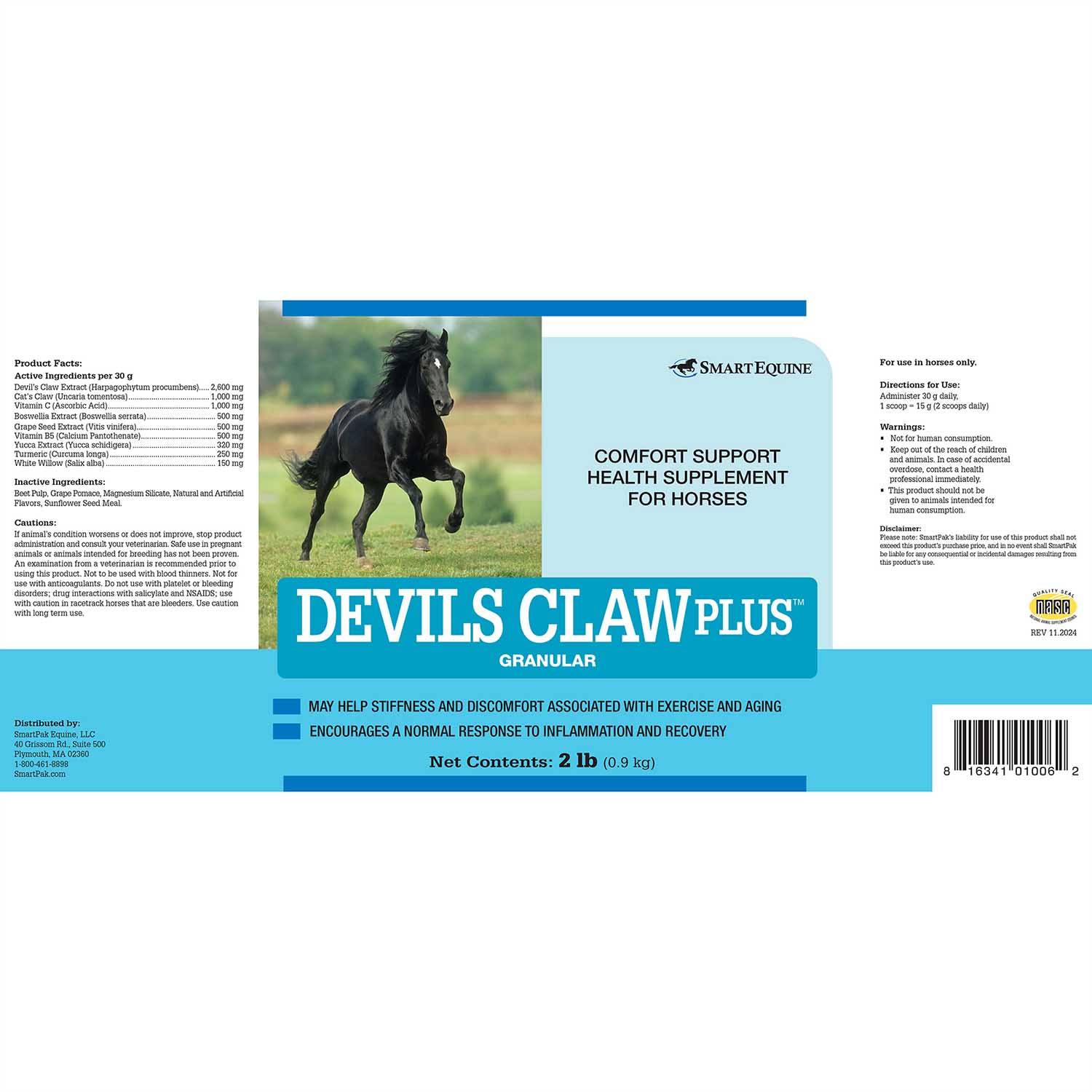 Devil's Claw Plus, Comfort Support Health Supplement for Horses, Granular - Image 2