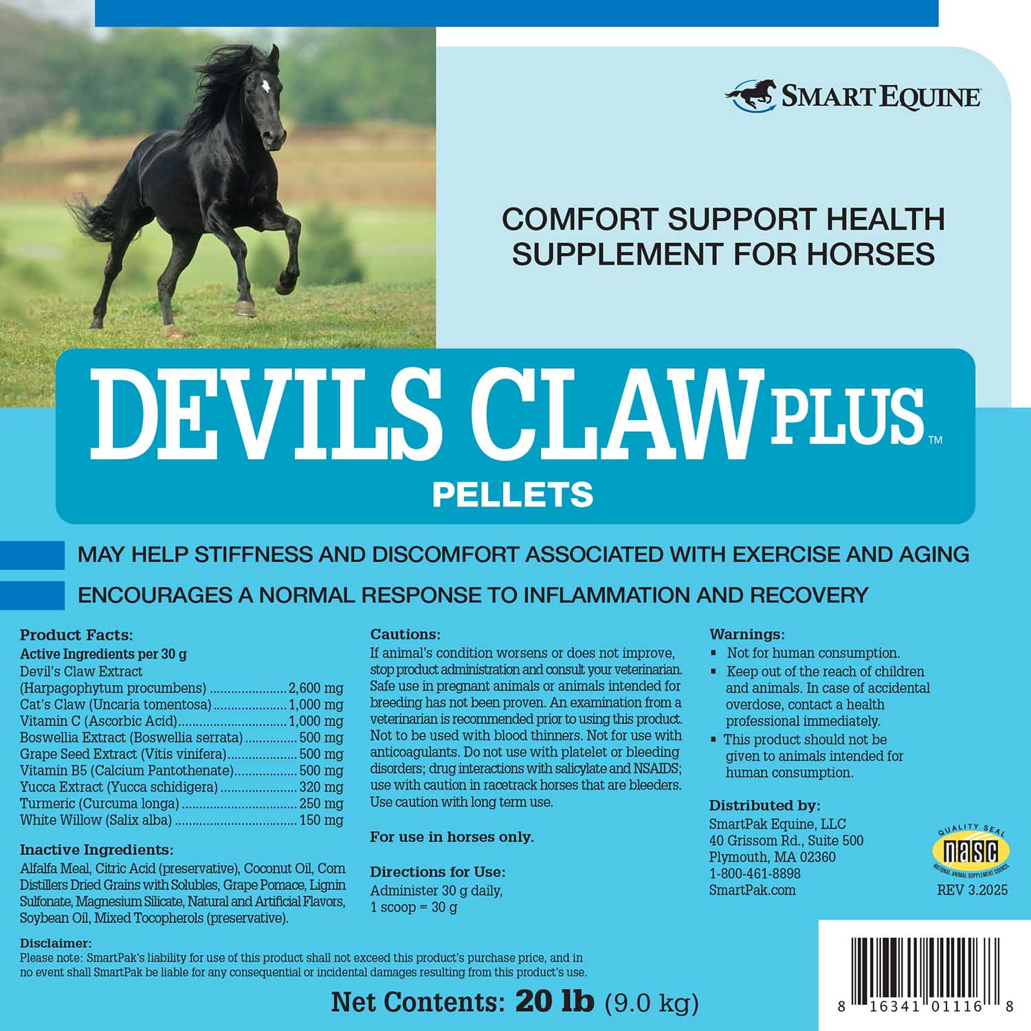 Devil's Claw Plus, Joint Support for Horses, Pellets - Image 6