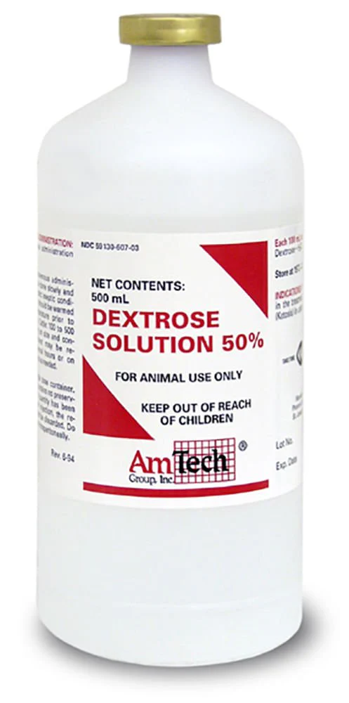 Dextrose 50% Injection, USP, 500 mL