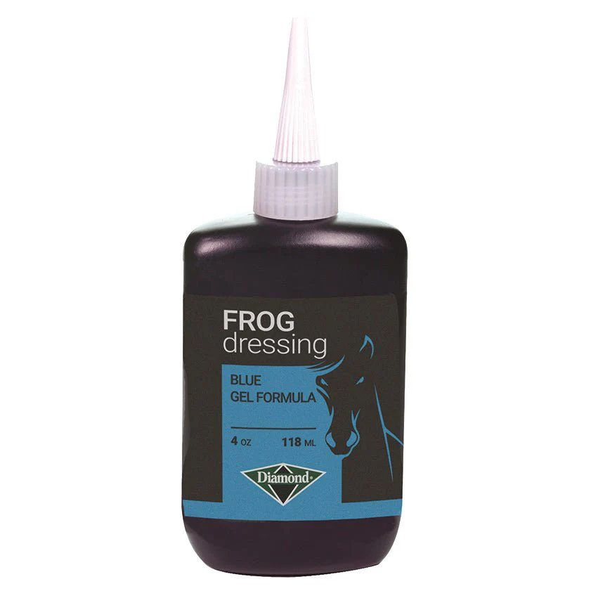 Diamond Frog Dressing, Blue Gel – Hoof Thrush Treatment for Horses, 4 oz