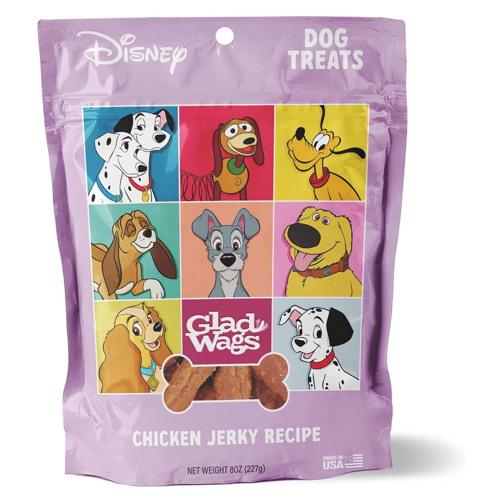 Disney Glad Wags Chicken Jerky Dog Treats – Real Chicken, Grain-Free, Healthy Soft Jerky Snacks, Made in USA - Image 3